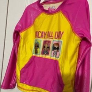 LOL Girls Size 6X Two Piece Swimsuit